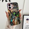 Graffiti Art Jelly Double layer Pink Mobile Phone Case for iPhone 17 16 15 14 13 12 11 Air Pro Max Plus Protective