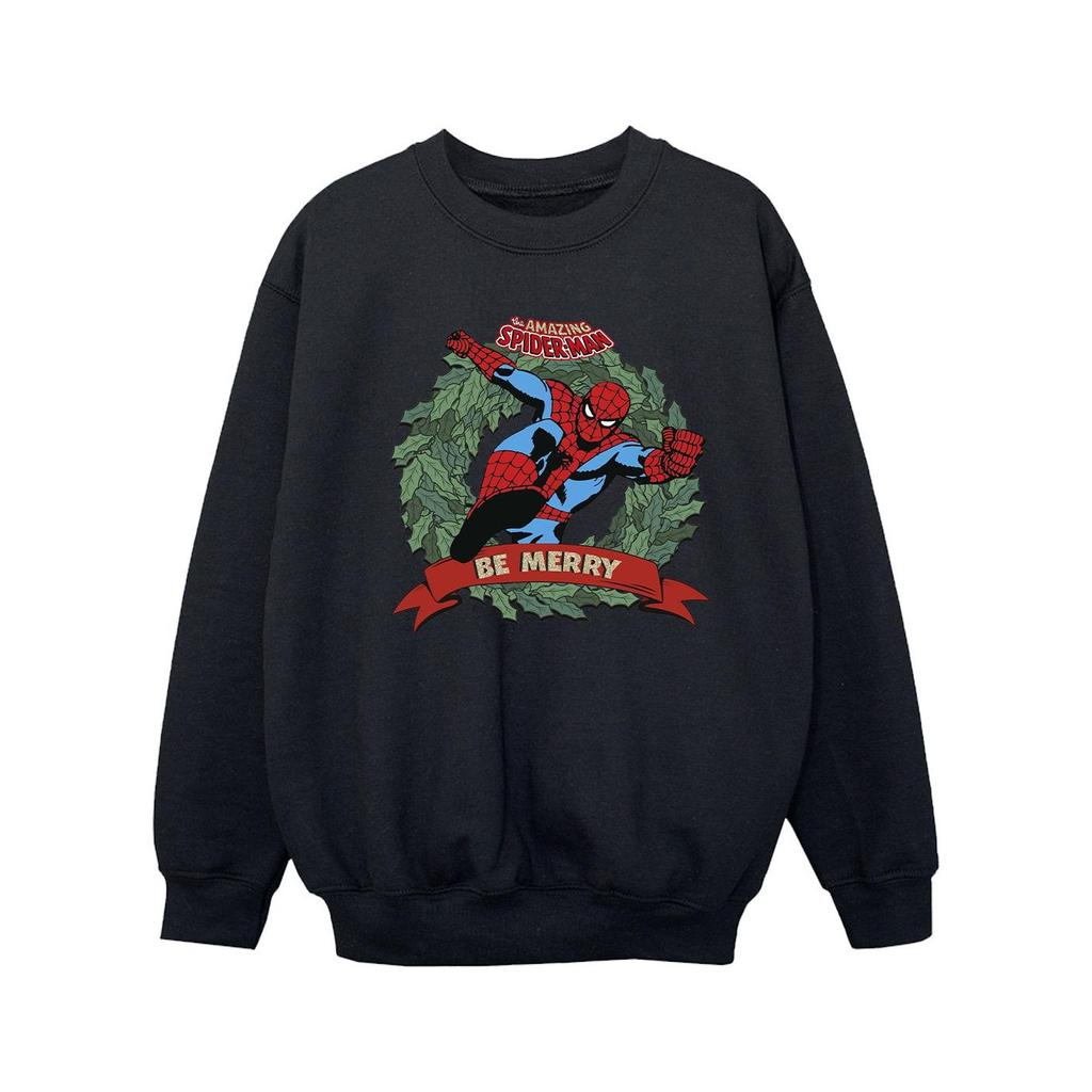 Spider-Man Girls Be Merry Sweatshirt