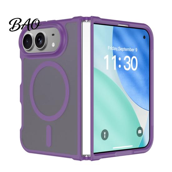 Protective Accessory for 2026 Phones Magnetic Matte Phone Case iPhone New, Full Hinge Anti Oxidation Material Cover Protection, Not Yellowing