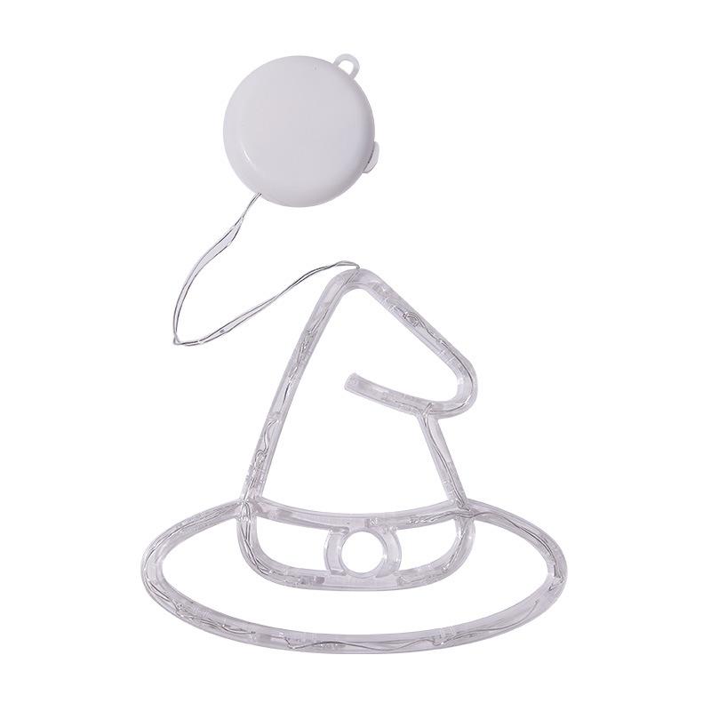 Halloween pendant suction cup lamp festival supplies ornaments pumpkin spider decoration party ghost festival led modeling lamp
