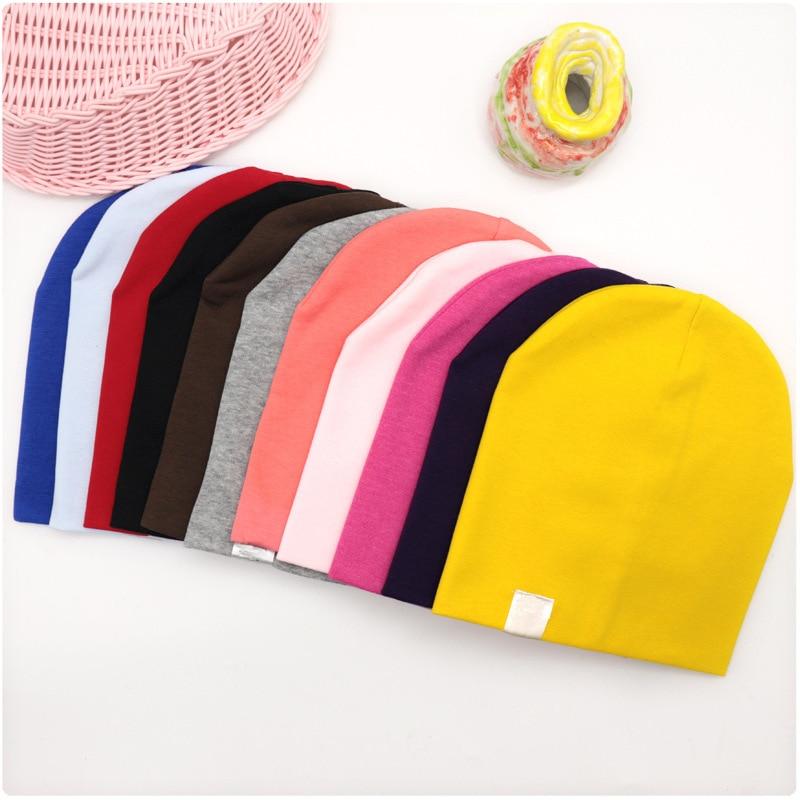 Baby Street Dance Hip Hop Hat Cotton Spring Autumn Toddler Hat Scarf Boys Girls Cap Solid Color Children Hat