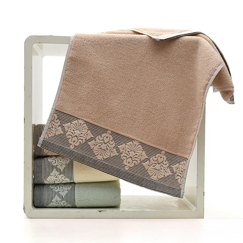 Toalha de algodão europeia flor macia absorvente grande toalha de rosto supermercado presente atacado toalha de rosto toalha doméstica