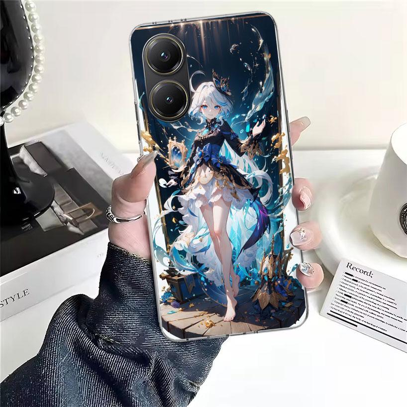 

Genshin Impact Furina Soft Phone Case For Xiaomi Redmi 15C 15 13C 13 Poco X5 X6 X7 F7 Ultra M7 12C 12 10 10C 9C 9A 9T 9 Fundas P Redmi 12
