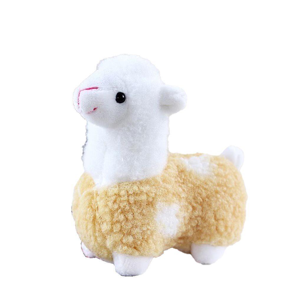 Cute Alpaca Plush Toy Kids Animal Stuffed Soft Toy Doll Birthday Decoration Gifts Bed for Girls Child Keychain Pendant