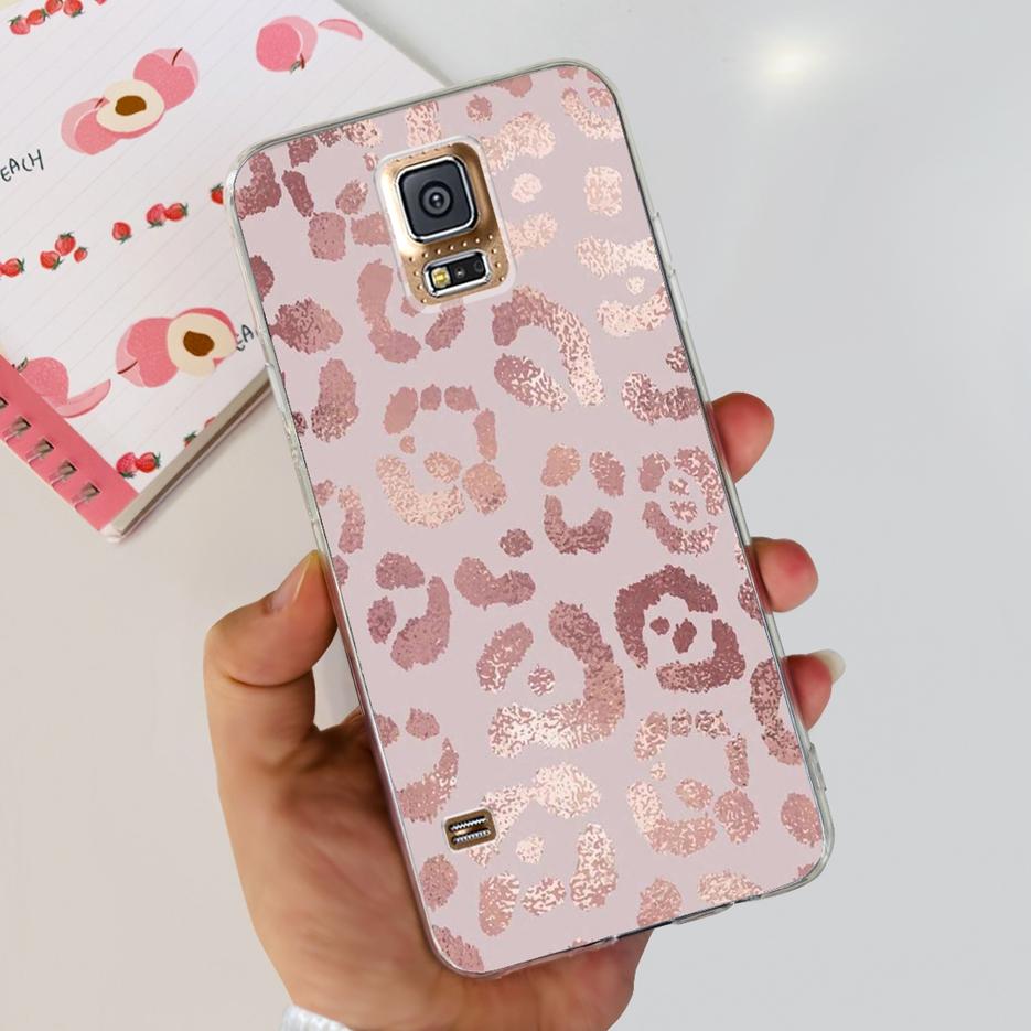For Samsung Galaxy S5 Case SM-G900F G900I G900M Stylish Painted Cover Soft Silicone Phone Case For Samsung S5 S 5 GalaxyS5 Shell
