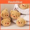 Butter Plush Bear Toy Keychain Coin Purse Headphone Bag Pendant Decorations
