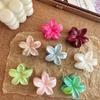 Small Daisy Flower Hair Claw - Marble Texture Wave Floral Design - Ponytail Hairclips - Sweet & Cute Style - Suitable for Daily Wear