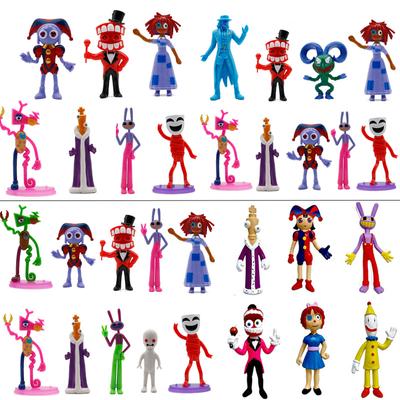 NEO Anime Game Cyber ​​cirkusový akrylový stojan, akční figurka, úžasný digitální cirkusový PVC akrylový stolní stojan, dárek pro modelky