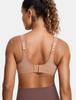 SYROKAN Sports Plus Fitness Molded Gravel F85 Women's Bra, Non-Slip, Underwired, Size, Wear, Cup, Solid, Beige,