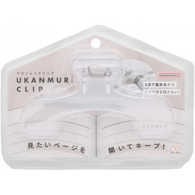 Sunstar Stationery Clip Die Cut Ukanmuri Clip Waterly Clear S3623300
