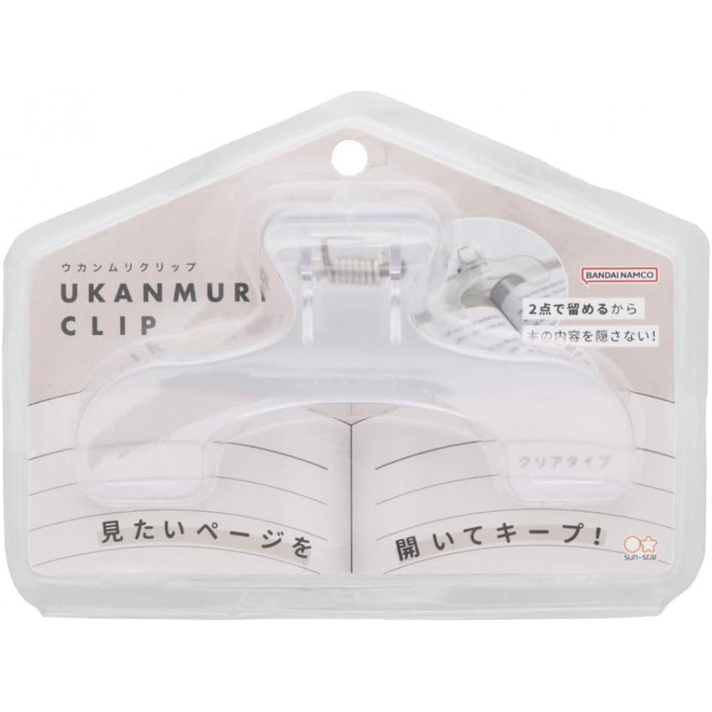 Канцелярский зажим Sunstar Вырубной зажим Ukanmuri Waterly Clear S3623300