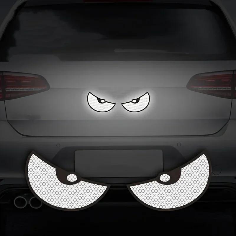 Motorcycle Reflective Car Stickers Improve Your Vehicle's Visibility and Safety with Devil Eye Stickers
