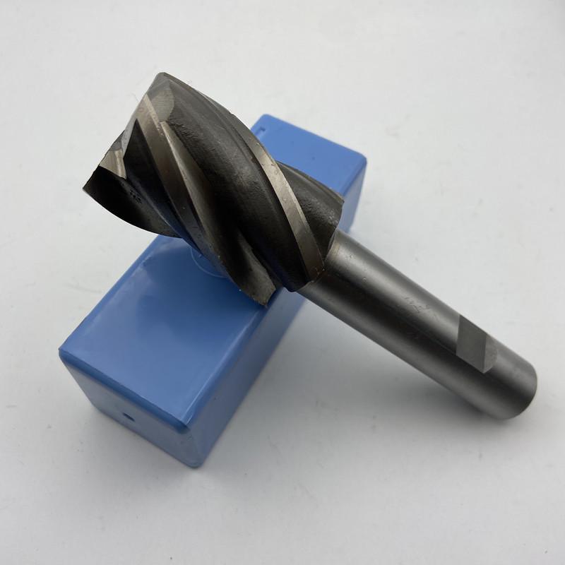 High-Speed Steel CNC Straight Shank End Mill Cutter - Sizes: 10, 12, 16, 18, 20, 25, 30, 35 mm