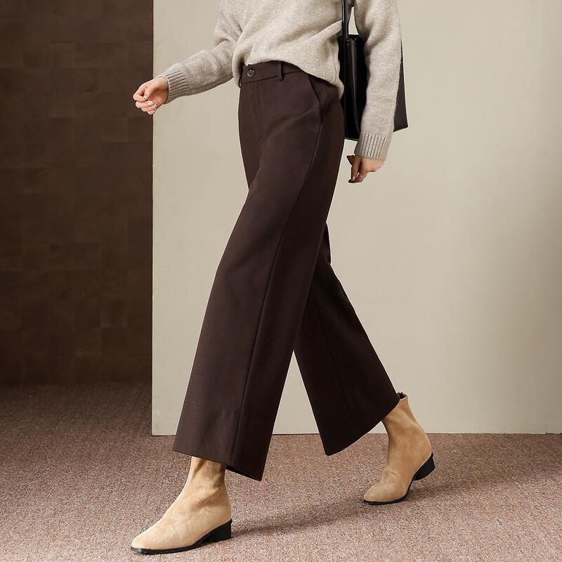 

Demana Women s Winter Smart Warmth Starry Tweed Straight-Leg Ankle Pants XL