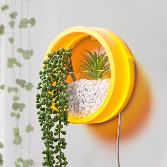Succulent Planter Durable Decorative Leakproof Hanging Hydroponic Styles Pot for Balcony