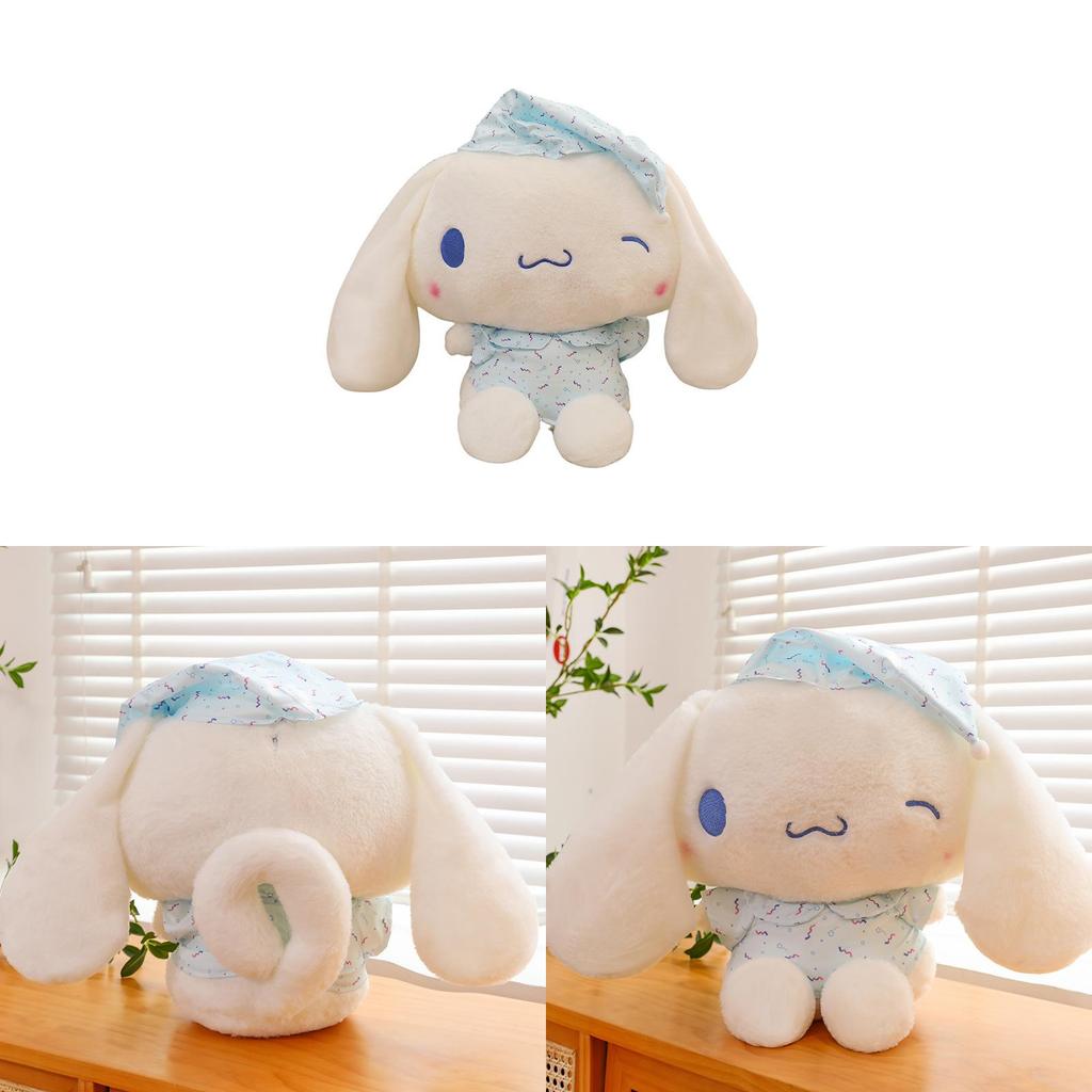 Sanrio White Dog Plush Toy With Super Soft Short Pile For Kids And Teens