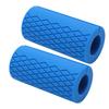 1 Pair Thick Barbell Grips Thick Anti Slip Gym Weight Bar Grips for Weightlifting Fitness Exercise for Muscle Builder Blue