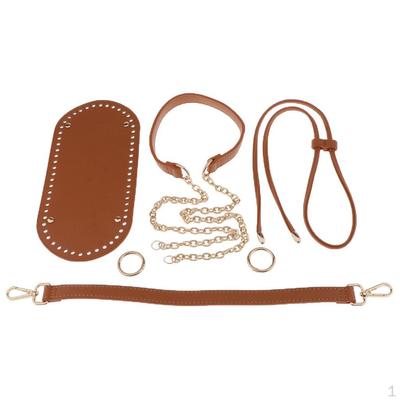 1 Set PU Leather Bag Bottom Drawstring Making Accessories
