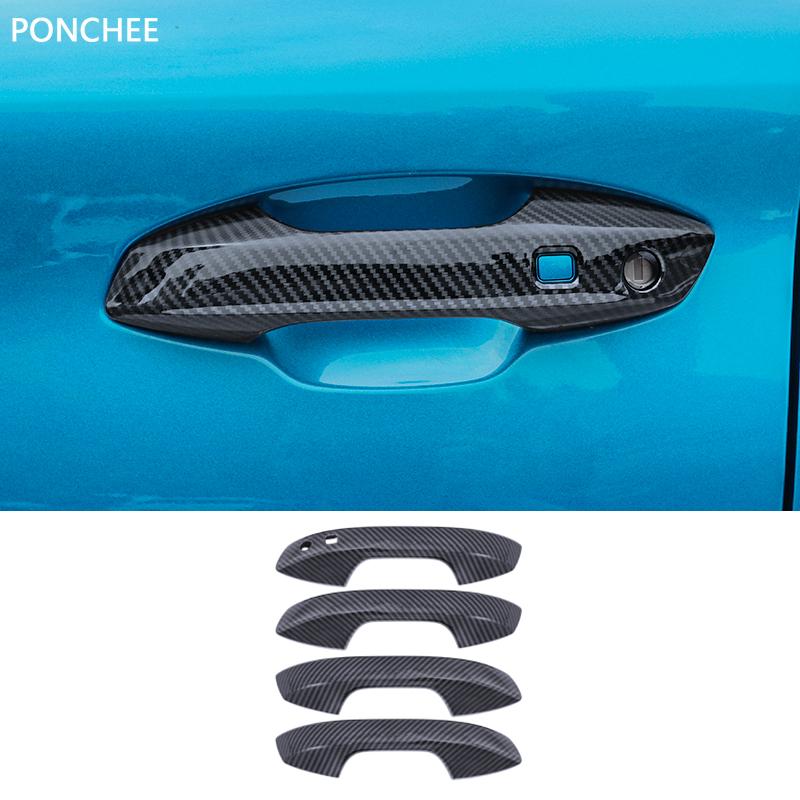 For BYD ATTO 3 Yuan Plus 2021-2025 Car Door Handle Protective Cover Decorative Handle Door Bowl Sticker Automotive Supplies