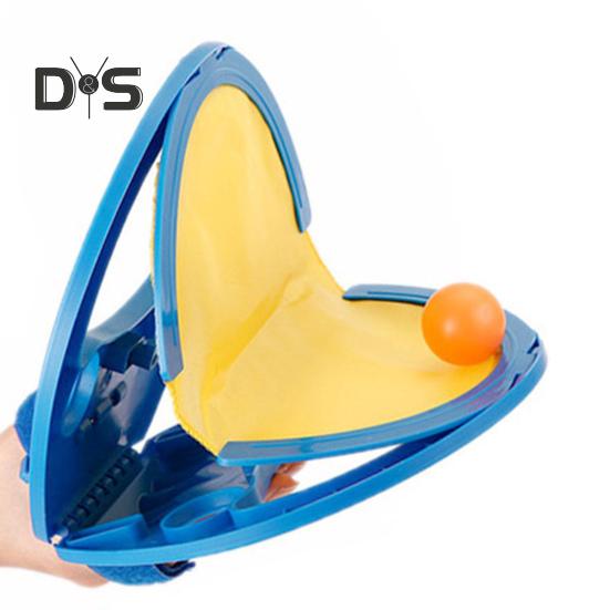 Racket Pocket Catch Game Justerbar håndgripende racket Kids Kaste Catch Ball Leke med Launcher Kaste og Fang Ball Spill Utendørs Leker med Baller