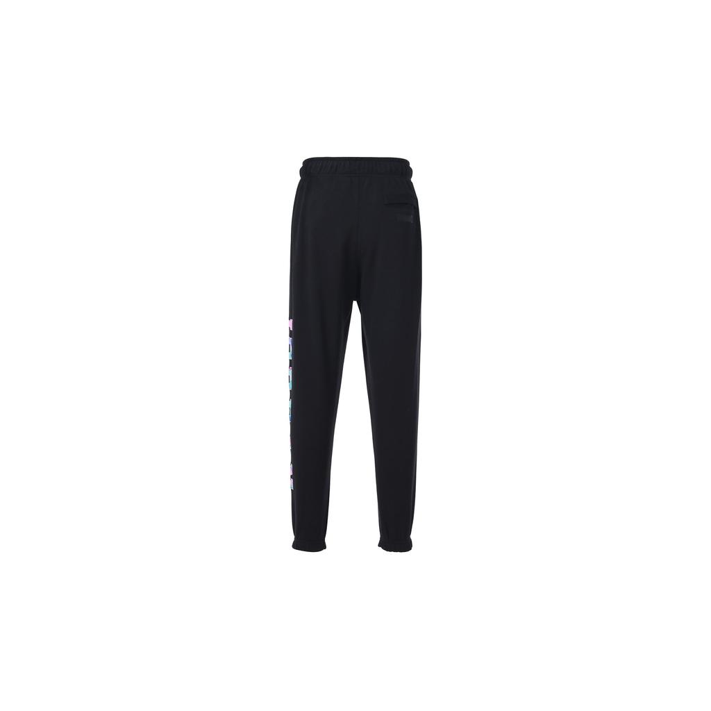 Jordan Colorful Print Logo Joggers Knit Sweatpants Men Bottoms Black DX6300-010