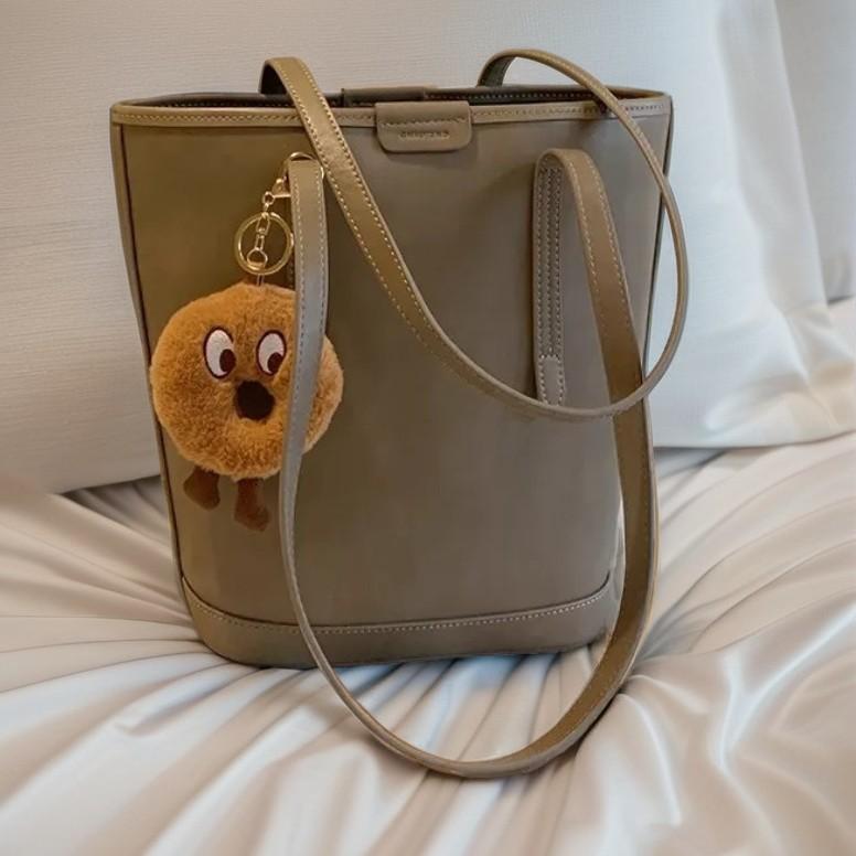 Autumn Olive Tree Tote Bag Women's Autumn and Winter Simple Commuter Versatile Shoulder Bag Handbag