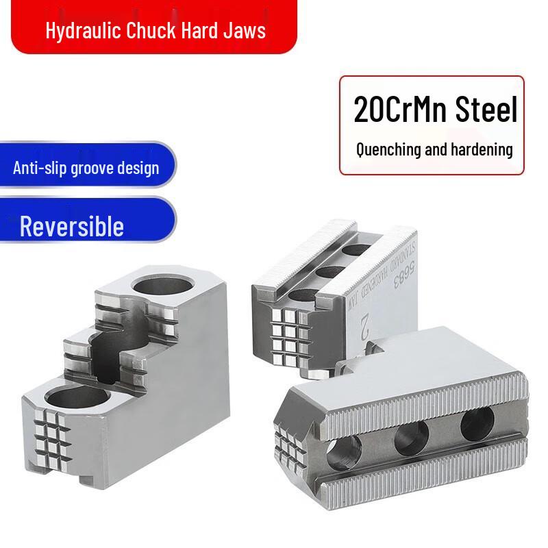 Qicheng 6-inch Hydraulic Hard Jaw Set