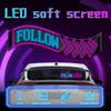 Auto LED Matrix Pixel Panel DIY RGB Beleuchtung Graffiti Scrolling Text Board Windschutzscheibe Werbung Bildschirm Bluetooth APP Steuerung