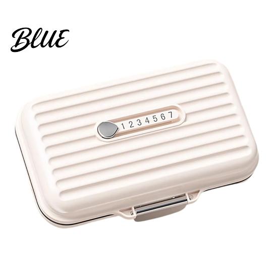 Capsule And Tablet Storage 7 Compartments Pill Box with Sealing Ring Lock Buckle