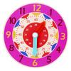 Children Montessori Wooden Clock Toys Hour Minute Second Cognition Colorful Clocks Teaching Aids for Kids Preschool Children