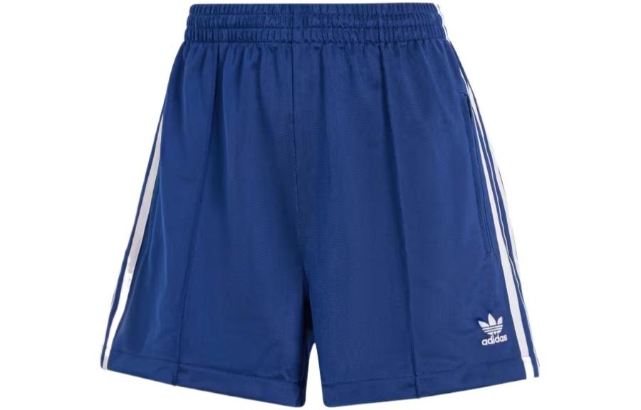 

Adidas Women s 3 Stripes French Terry Shorts Dark Blue IP2958 XS