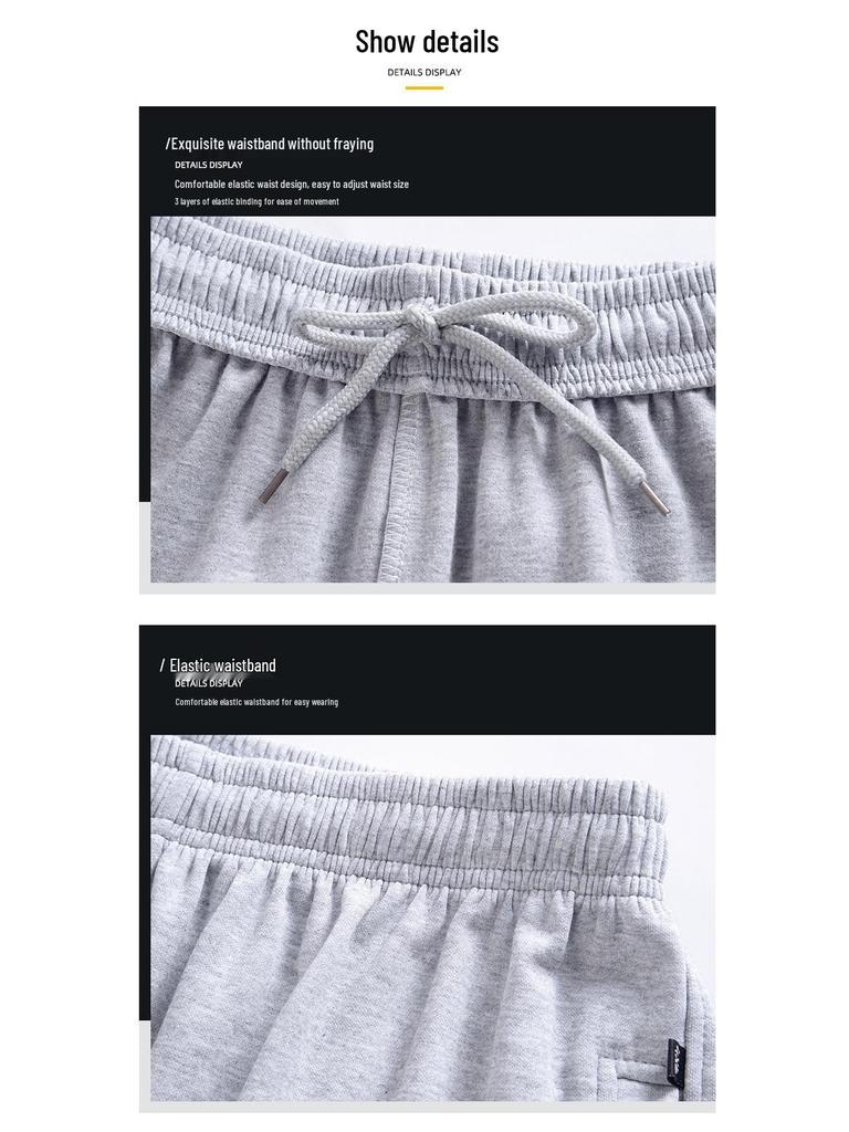 Men's Plus Size Loose Fit Sports Pants - Winter Velvet, Straight Cut, Casual Wear