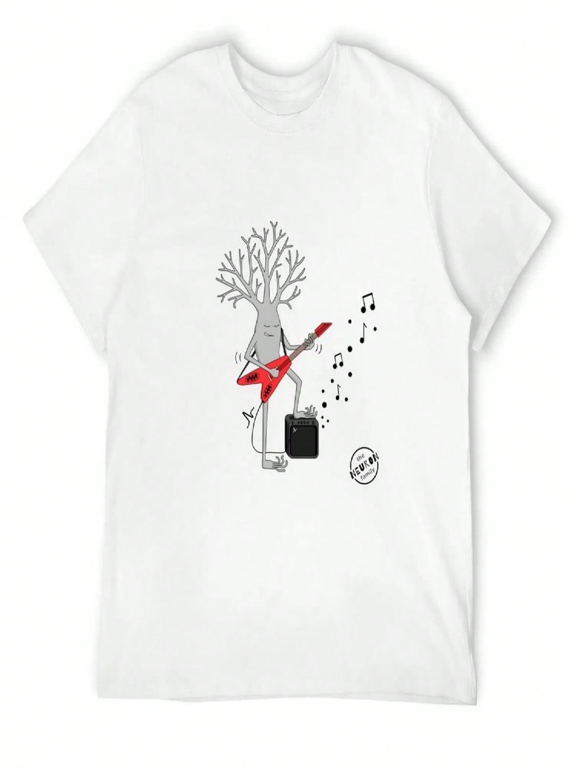 Electric Guitar Neuron T-Shirt Customizeds Oversized Outfits For unisex S разноцветный