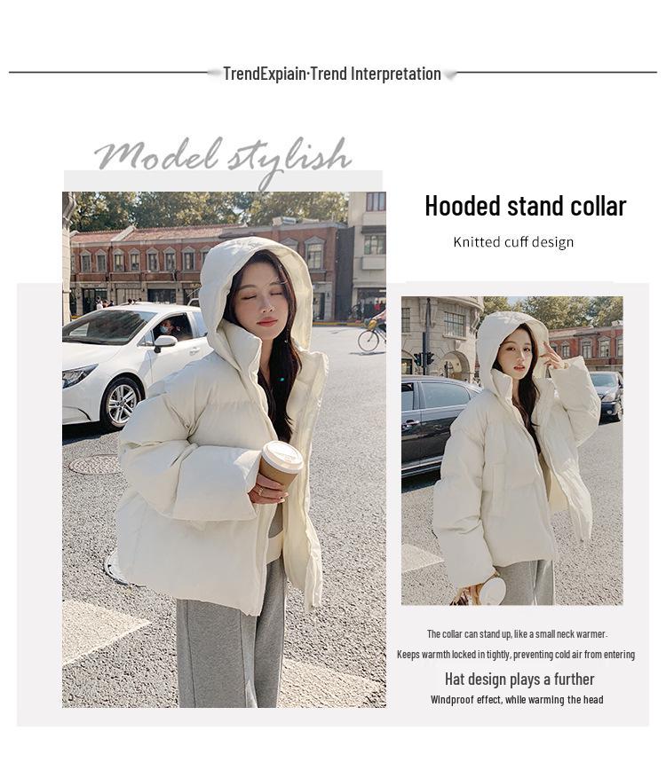 Winter 2024 Hot Sale: Women's Korean Style Short Down Cotton Jacket