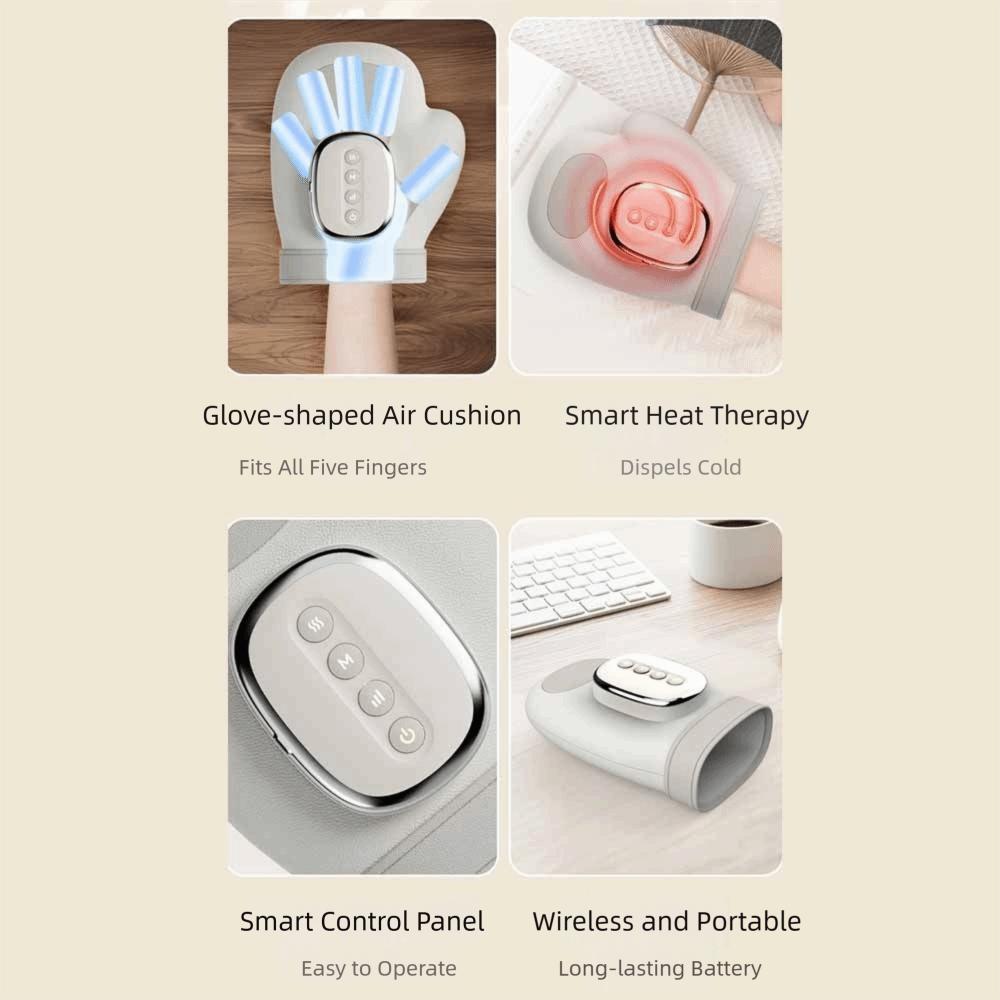Kneading Rollers Electric Hand Massager Airbag Compression Massager  Finger Massage