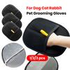 1/2/3 Pcs Pet Grooming Gloves Pet Brush Gloves Deshedding Brush Glove for Dog Cat Rabbit with Long/Short/Curly Hair
