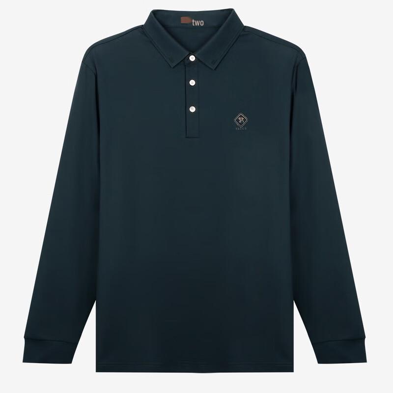 TRIES Men s Slim Fit Embossed Rhinestone Polo Shirt 3XL