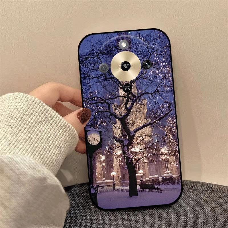 For Honor X9d X70 X9a X9b X9c X6C X5C Plus Case Christmas Painted Soft TPU Silicone Cover For Honor Magic8 Lite Phone Case Coque