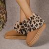 Winter Chunky Platform Ankle Boots for Women Warm Snow Boots Non-Slip Faux Fur Lined Short Booties Shoes Women's Comfort Faux Suede Walking Mini Boots