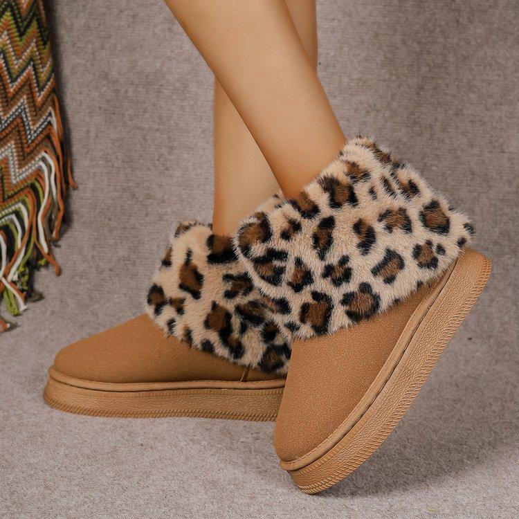 

Зимние женские ботинки на толстой платформе, теплые зимние ботинки, нескользящие короткие ботинки с подкладкой из искусственного меха, женские удобные мини-ботинки из искусственной замши для ходьбы 42 верблюд