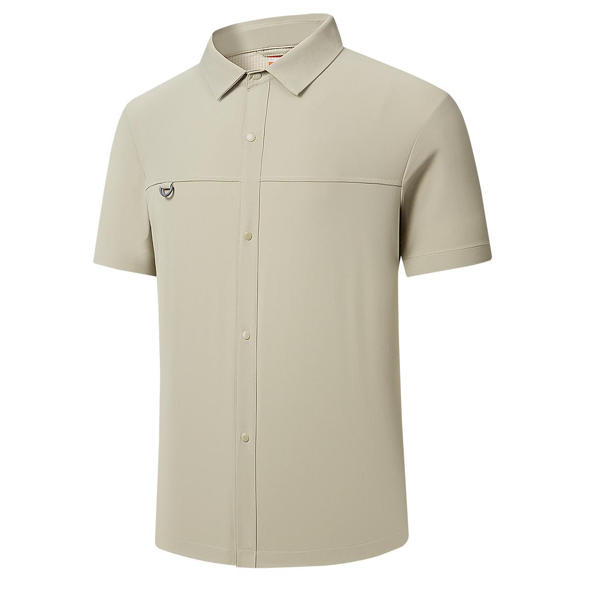 

Ice Silk Quick-drying Short-sleeved Men s Casual Business Shirt Men s POLO Shirt 4XL абрикос світлого кольору