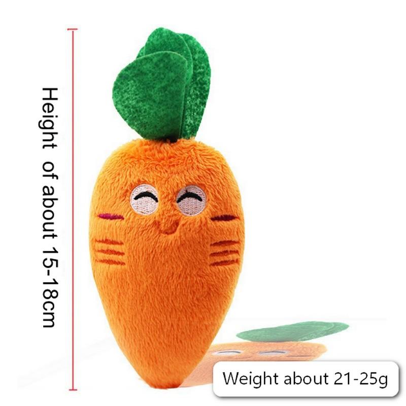 

Маленькая Средняя Собака Чистка Зубов Домашний Питомец Кошка Жевание Вокализирующая Игрушка Плюшевая Форма Фруктов Собака Кошка Товары для Домашних Животных оранжевый