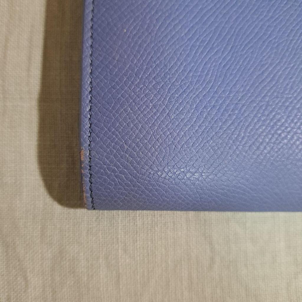 Used CELINE Bi-fold wallet blue