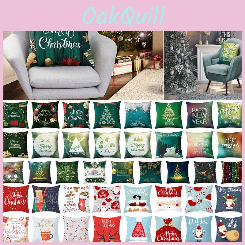 Multicolor 18" Christmas Cushion Cover For Living Room**