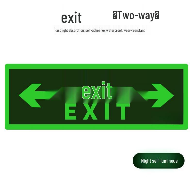 Self-Luminous Safety Exit Sign Standard