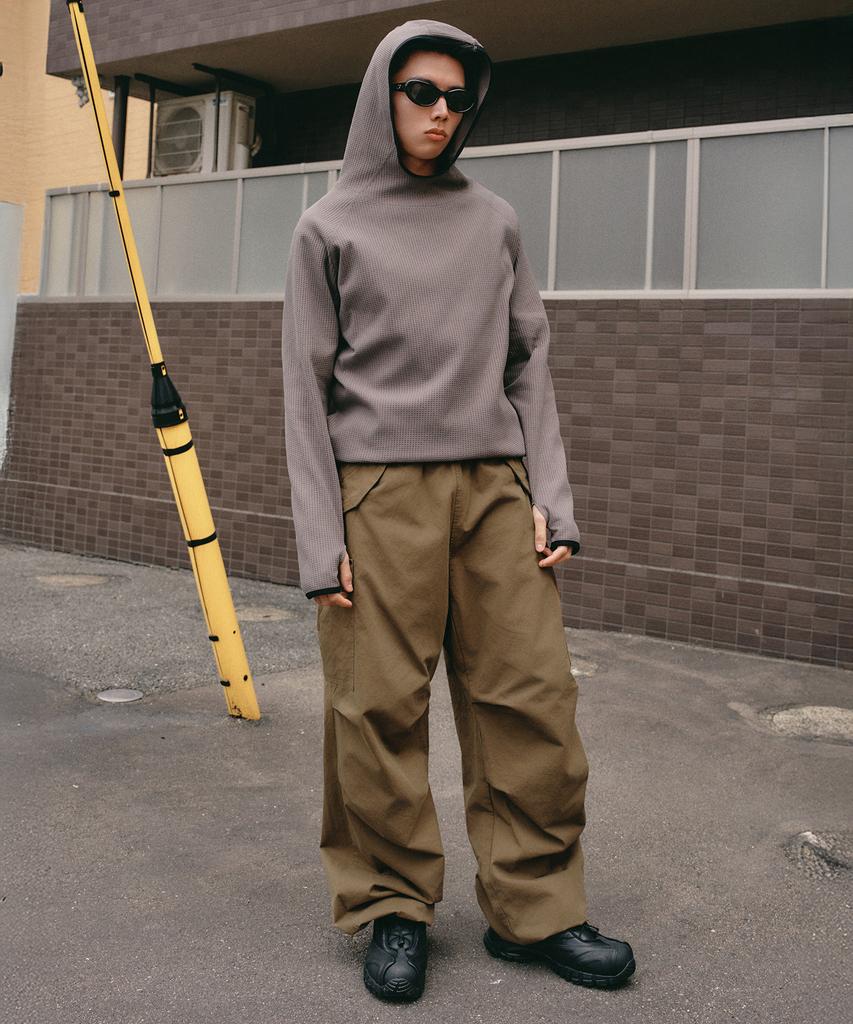XERO Parachute Cargo Over-String Pants [Khaki]