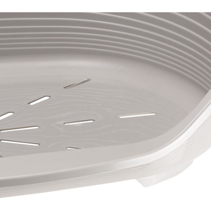 Panier-Corbeille SIESTA DELUXE Taille 2 - 49*36*17,5 Cm - Gris Clair - FERPLAST