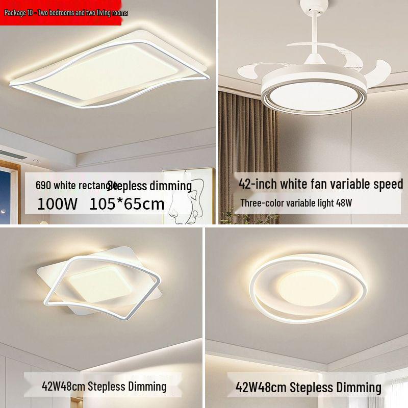 2025 Modern Minimalist LED Ceiling Light Set for Living Room