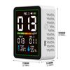 Indoor Air Quality Monitor Infrared Sensor Temperature Humidity PM2.5 PM10 PM1.0 Detection for Home Cars Plants and Pets