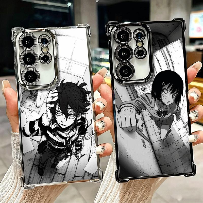 Ultimate Perspective Anime Soft Phone Case For Samsung Galaxy S26 Ultra S25 Edge S24 FE S23 Plus S22 S21 + S20 Plating Anti-Fall